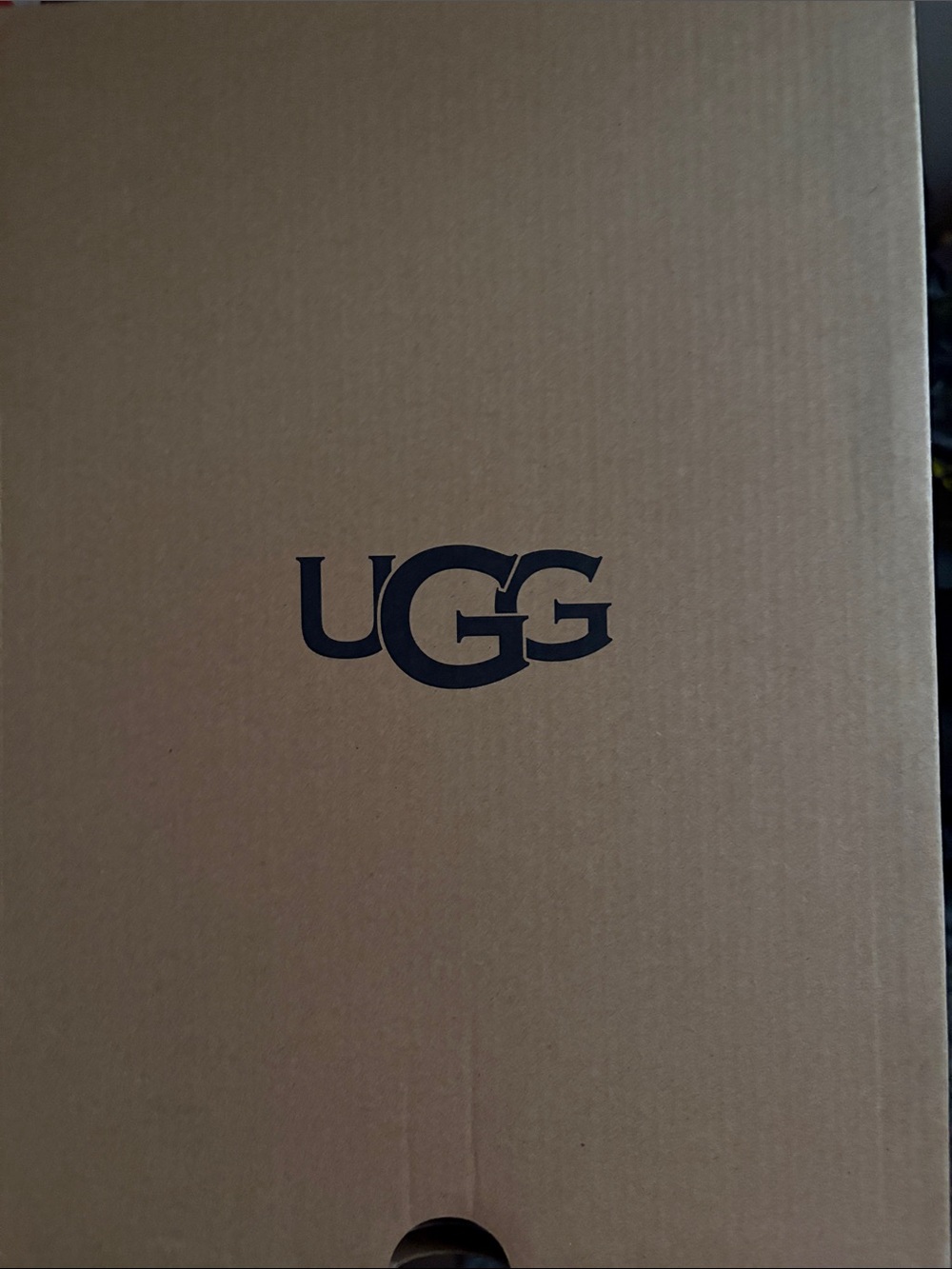 UGG Red Fluff Slide Slippers - Picture 2 of 3